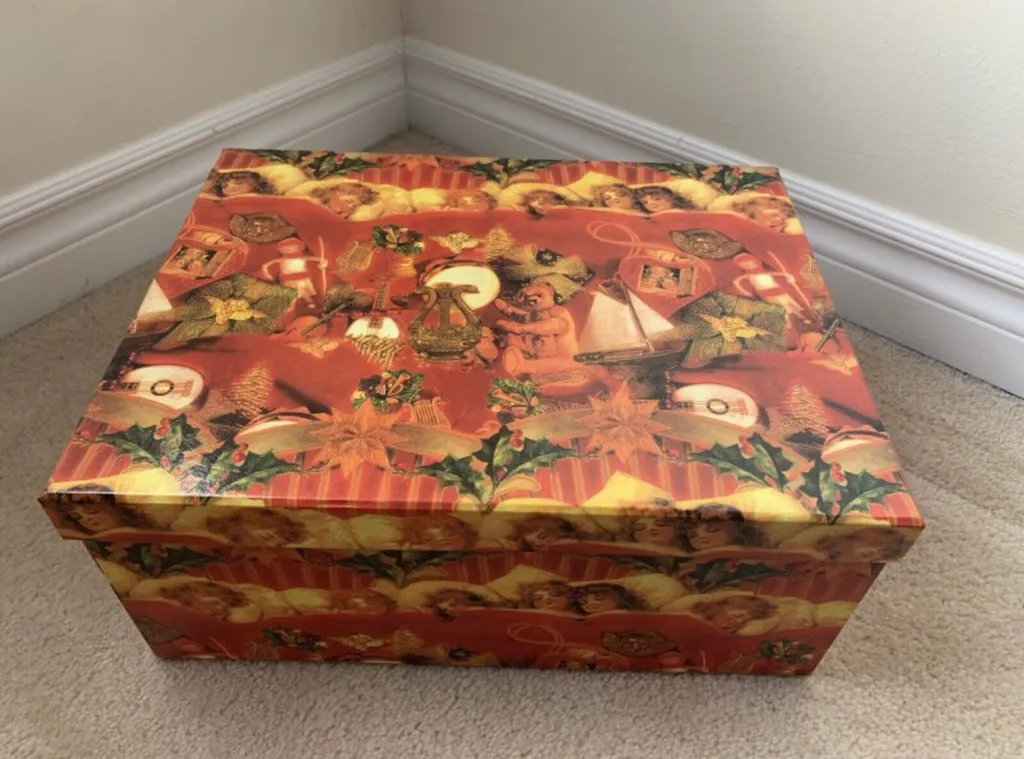 NEW! Festive Gift/Storage Box photo 1