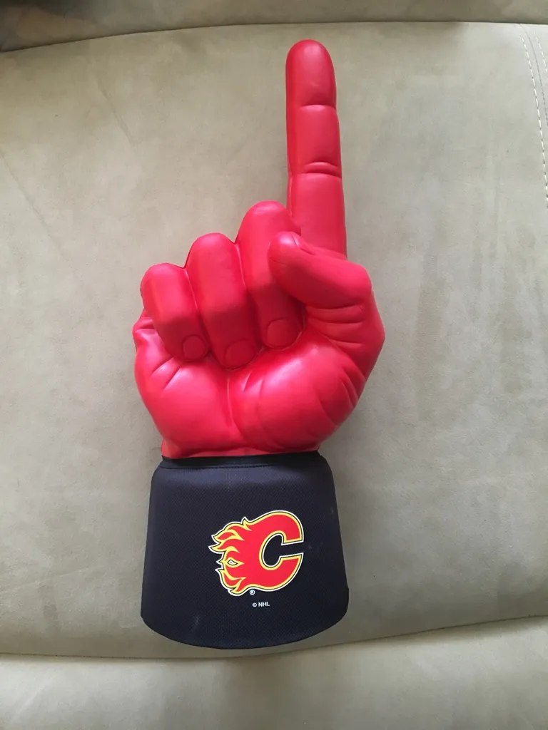 NHL Calgary Flames Foam Finger photo 1