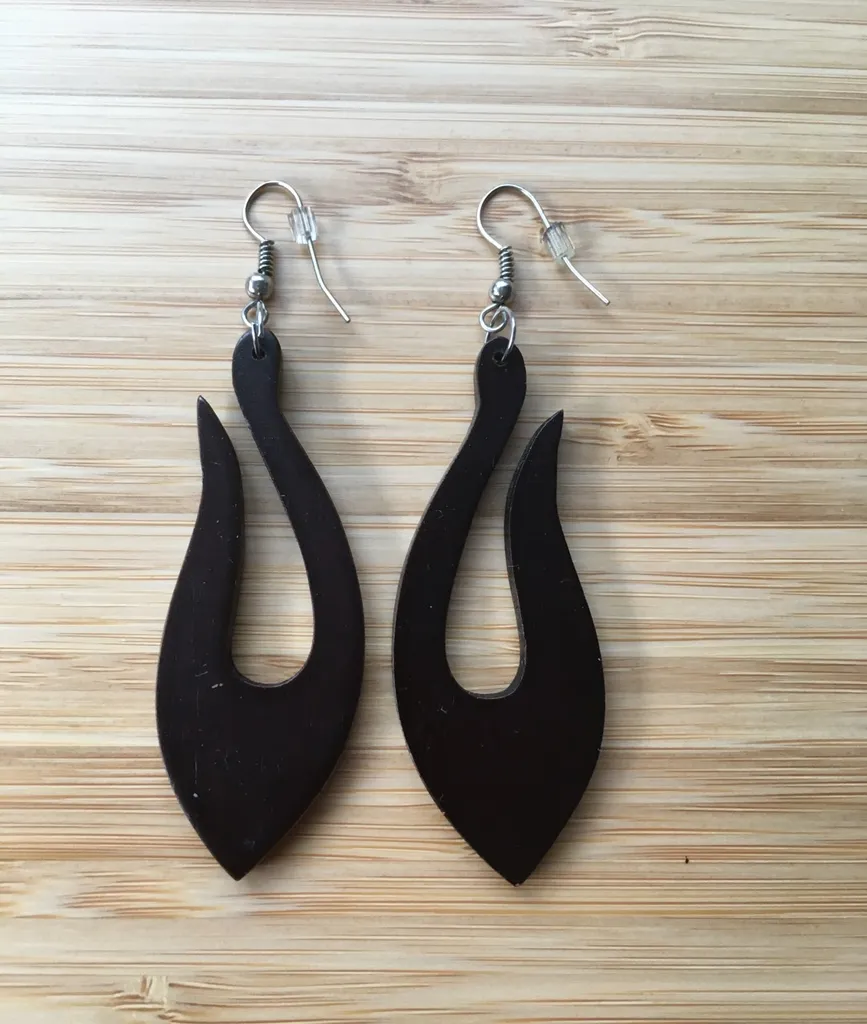 Wood Earrings photo 1