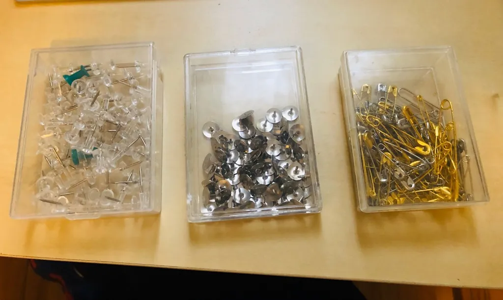 Thumb Tacks + Safety Pins photo 1
