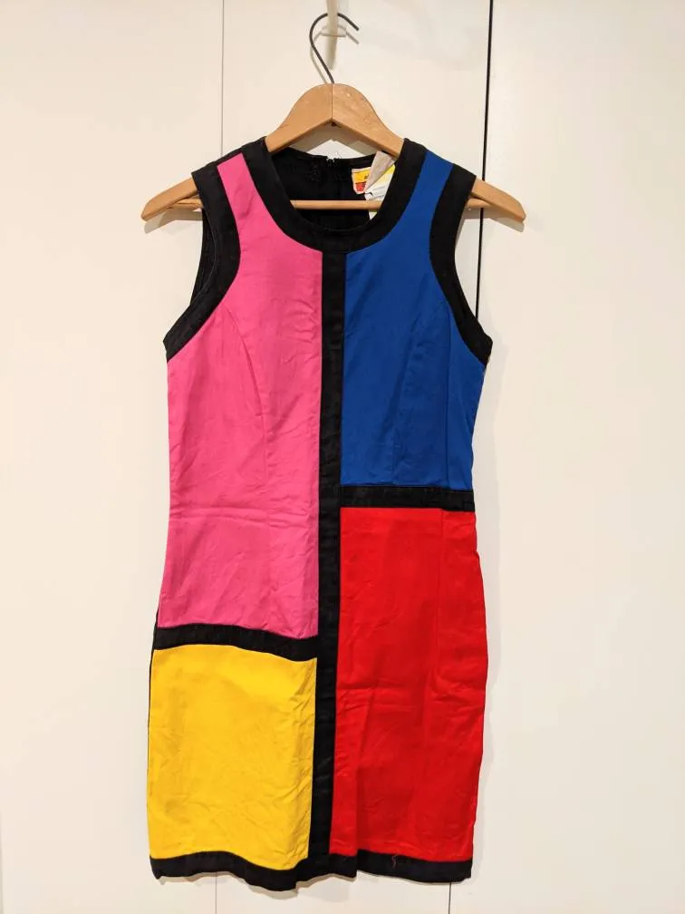 Vintage Colorblock Dress photo 1