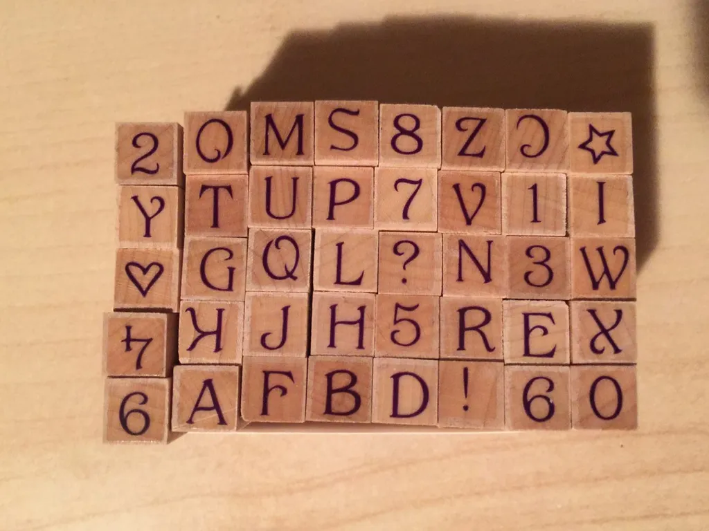 Rubber Stamps: Numbers, Letters And More! photo 1