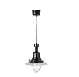 black pendant light photo 1