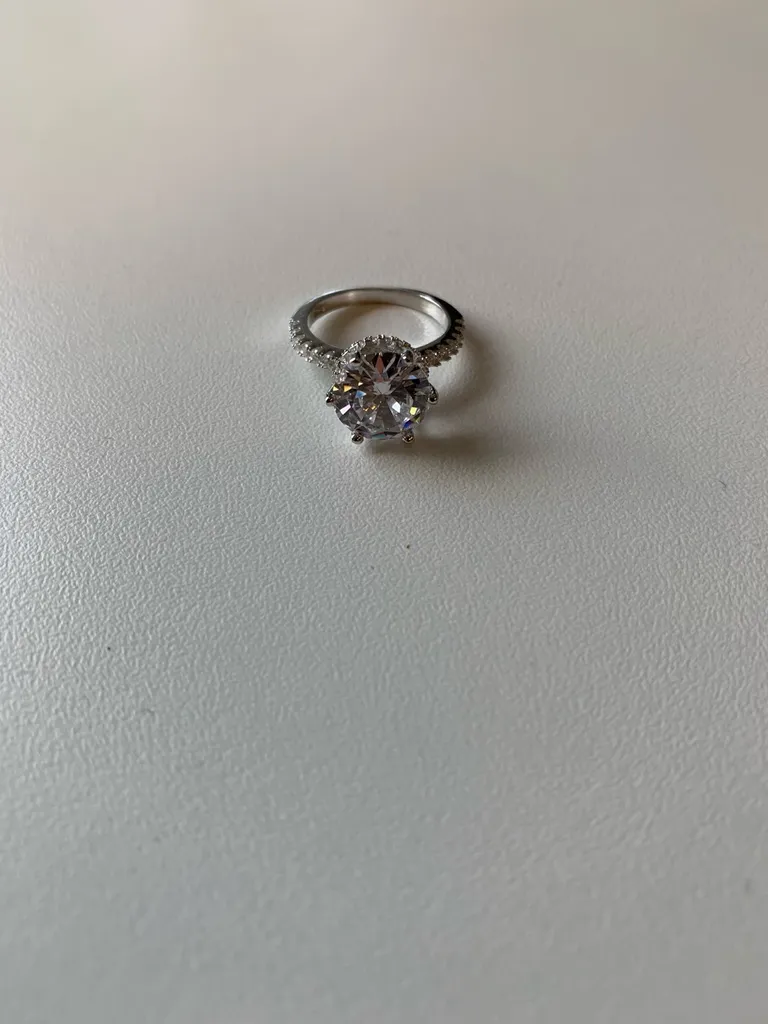 Stering Silver Ring -new Size 5-6 photo 1