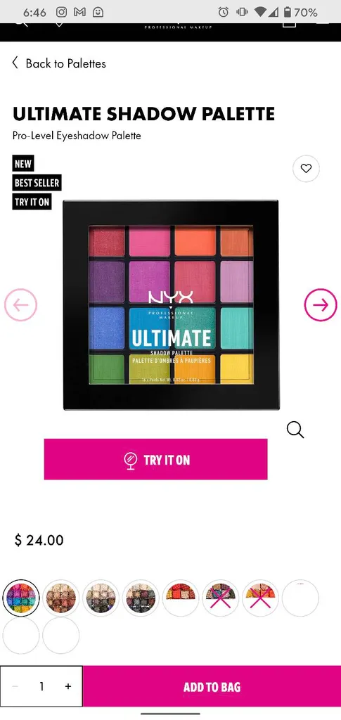 Nyx Palette Unopened photo 1