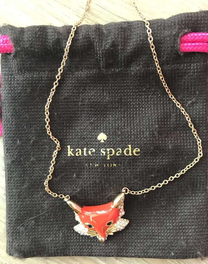 Kate spade Fox Necklace 🦊 photo 1