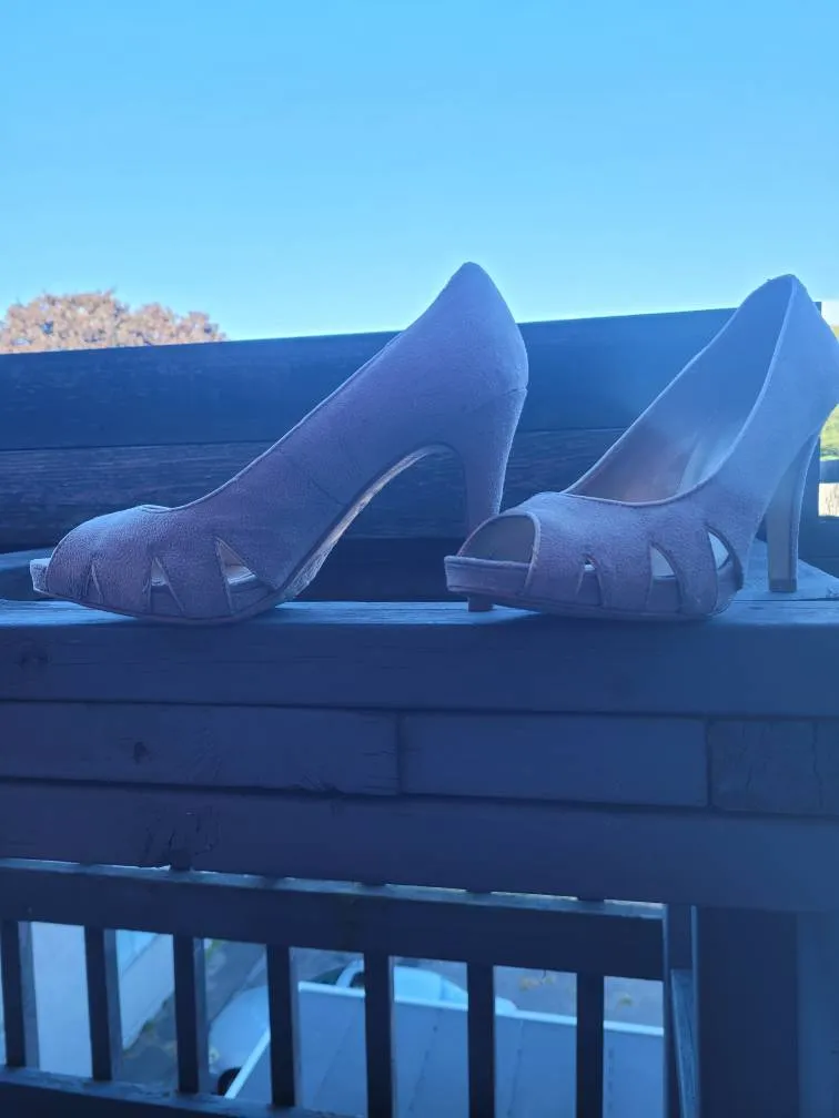 W9 Suede Heels photo 1