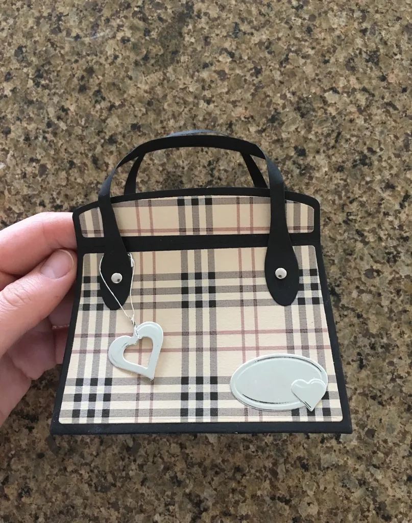 Hand Made “Burberry” Gift Card Holder photo 1