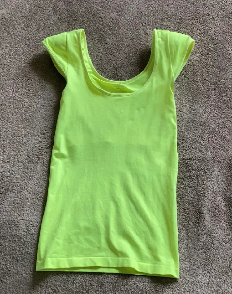 Neon cap-sleeved tee (XS/S) photo 1