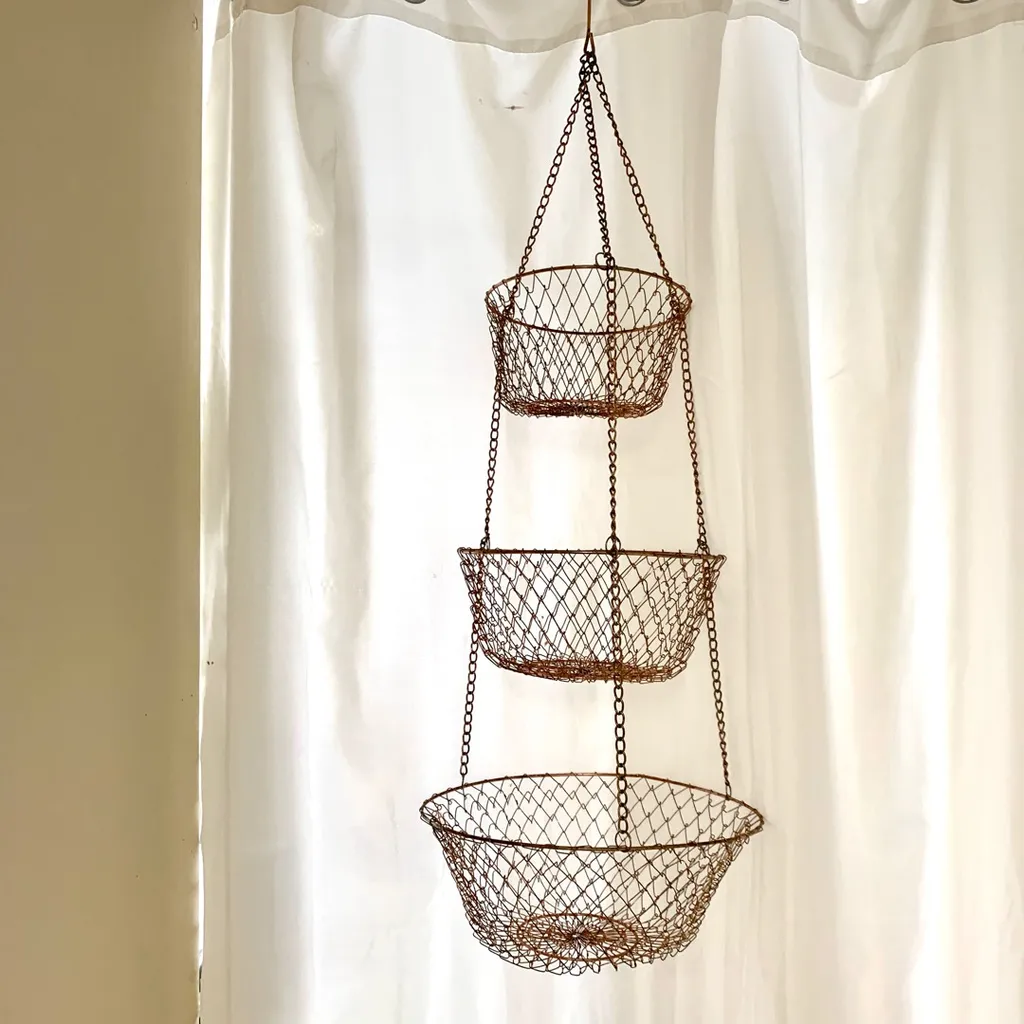 3 Tier Wire Hanging Basket photo 1