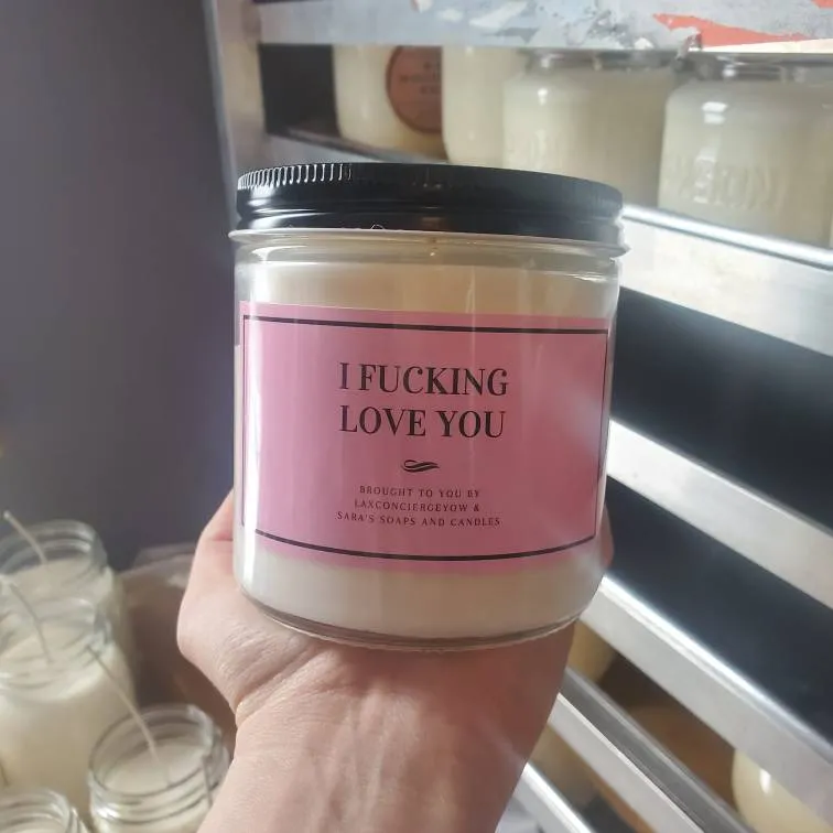 I F*cking Love You Candle photo 1