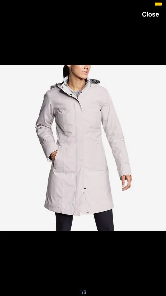 Brand New With Tags Eddie Bauer Girl On The Go Trench Coat XS photo 1