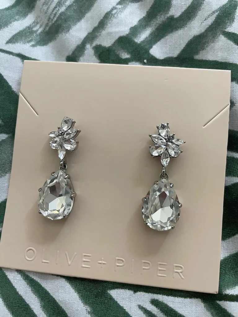 Harriet Drop Earrings - Olive + Piper photo 1