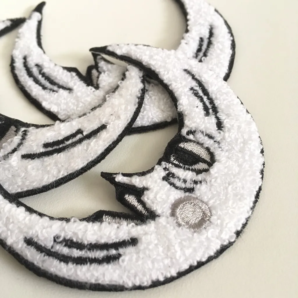 Iron On Moon Patch photo 1