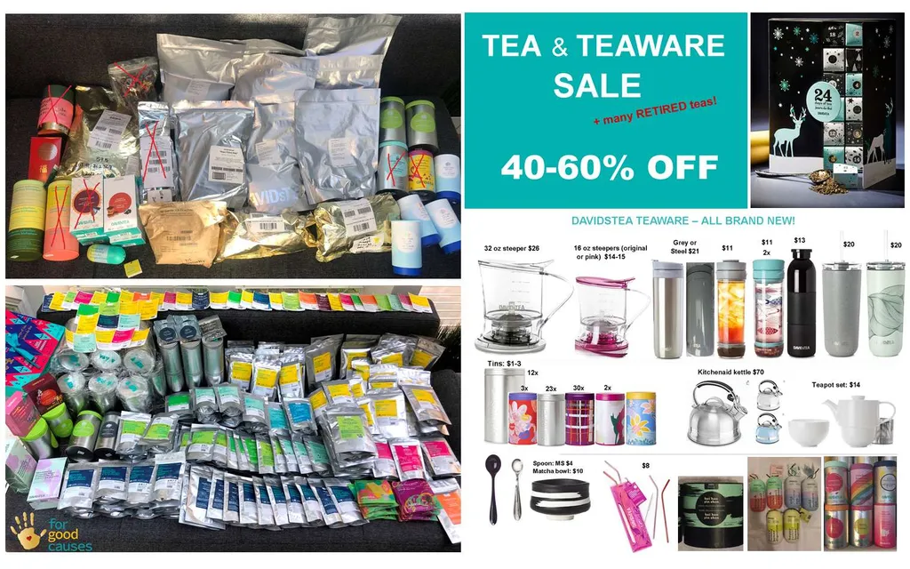 DavidsTEA tea & teaware (brand new) photo 1