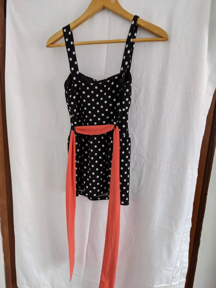 Suzy Shier Polka Dot Tank Top - Size S photo 1