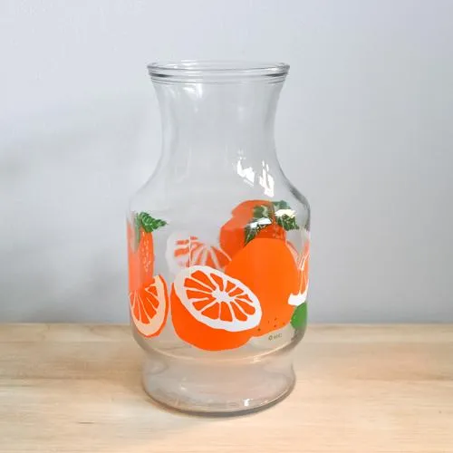 Vintage Anchor Hocking Orange Juice Carafe photo 1
