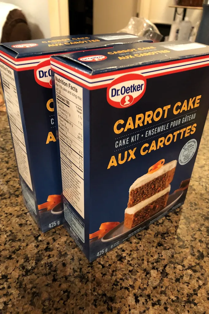BNIB Dr. Oetker Carrot Cake Kit photo 1