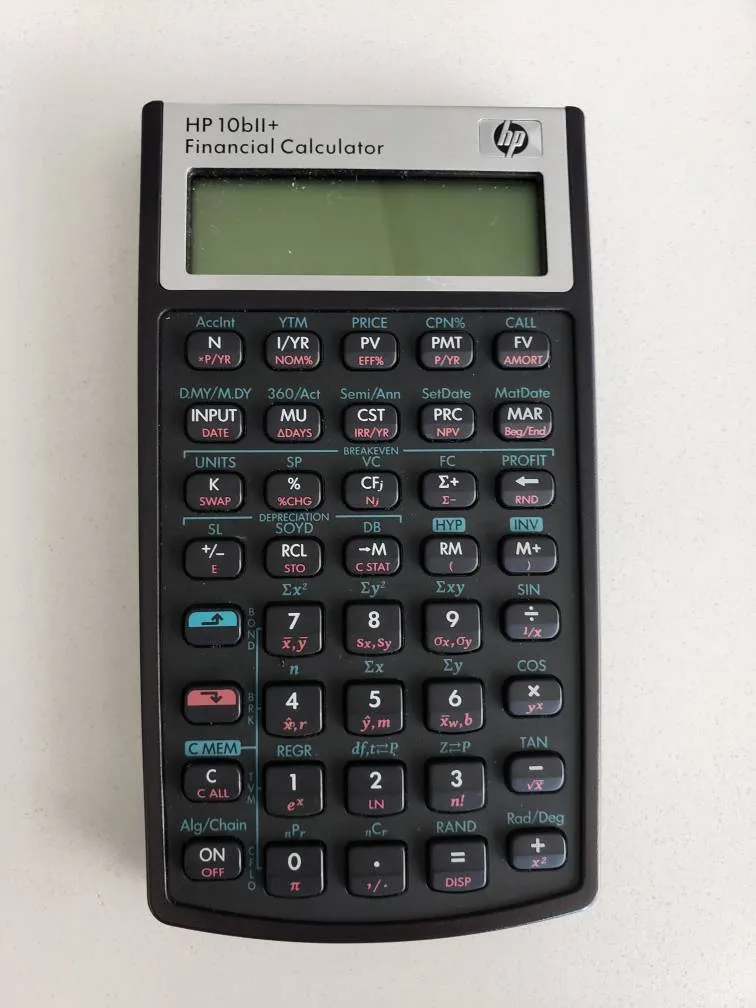 HP 10bll + calculator photo 1