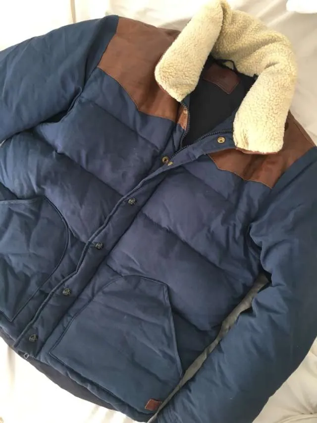 Men's Scotch & Soda Down Winter Jacket - Size Large (but fits... photo 1