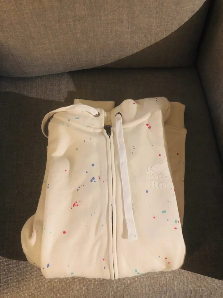 Brand New With Tags Roots Splatter Hoodie photo 1