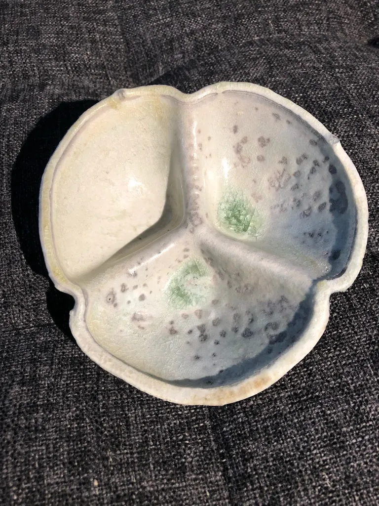 Handmade Ceramic Divided Dish photo 1