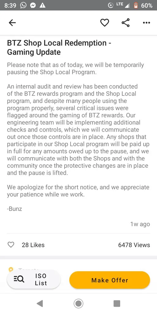 Bunz HQ's Very Important Message That You May Have missed photo 1