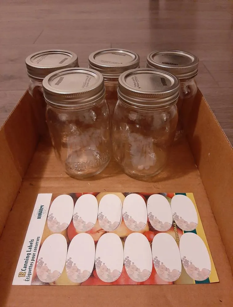 5 New Canning Jars photo 1