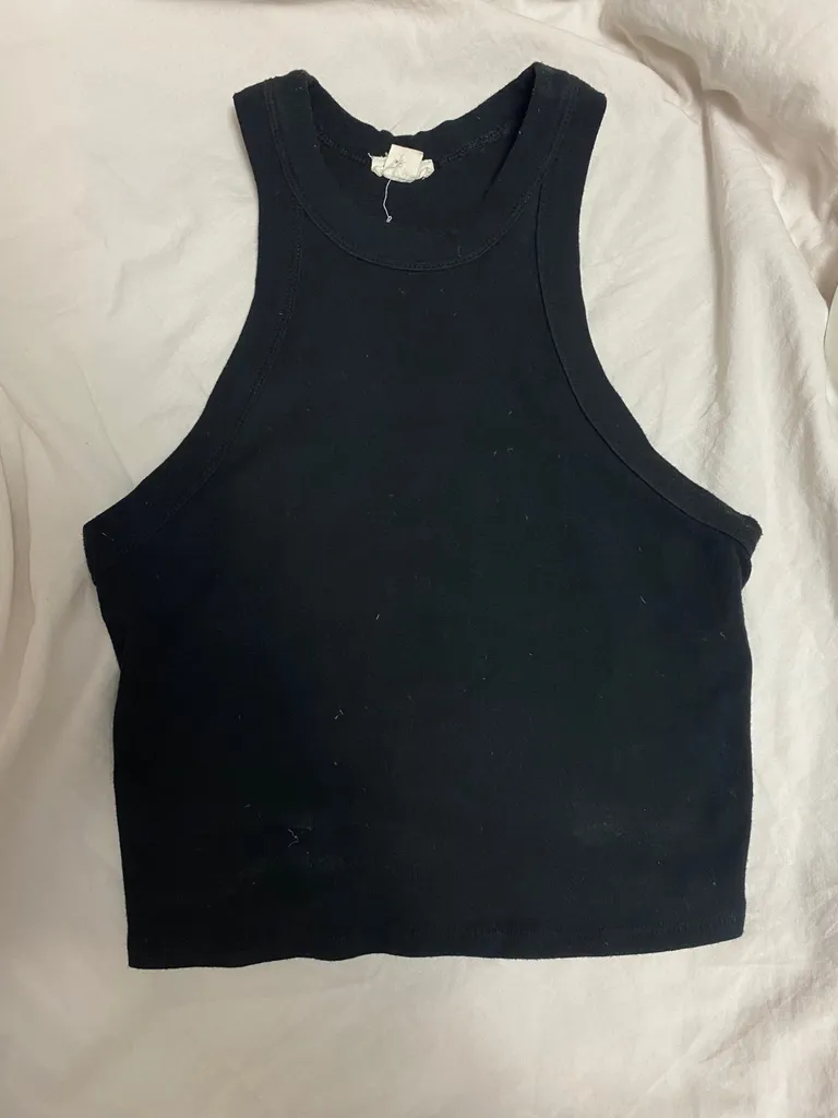 Black Halter Top XS photo 1