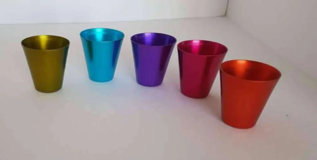 Metal shot glasses photo 1