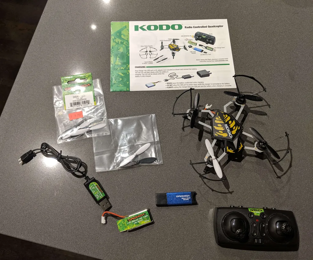 Radio control quad copter photo 1