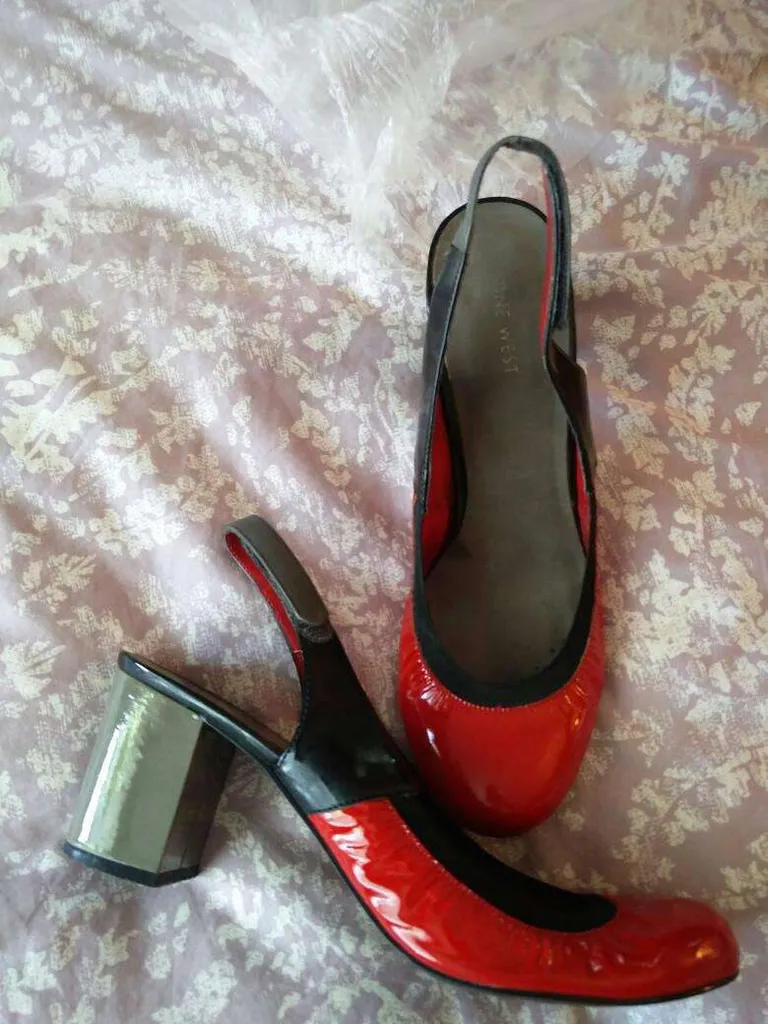 NINE WEST Mondrian Inspired Slingback Shoes photo 1