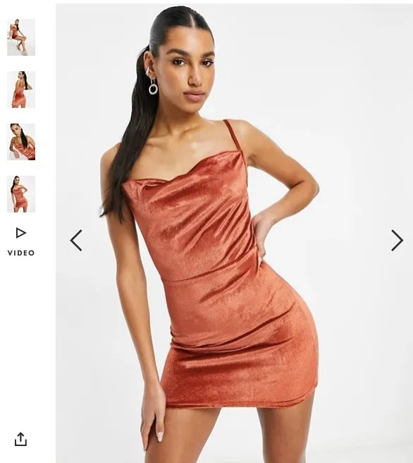 BNWT Parisian Velvet Dress photo 1