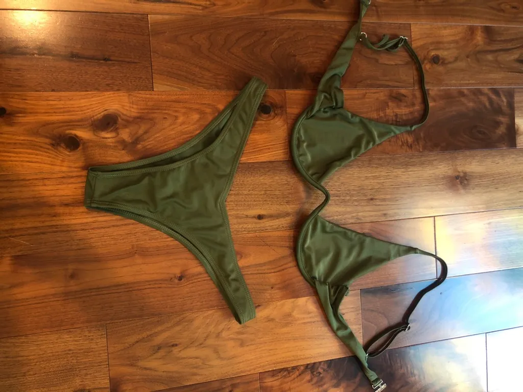 Hunter Green Zaful Bikini photo 1