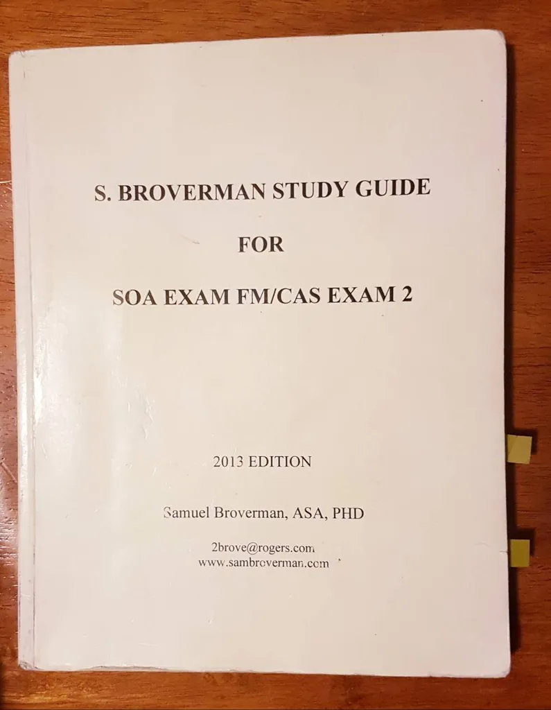 Actuarial Science Textbook & Practice Problems photo 1
