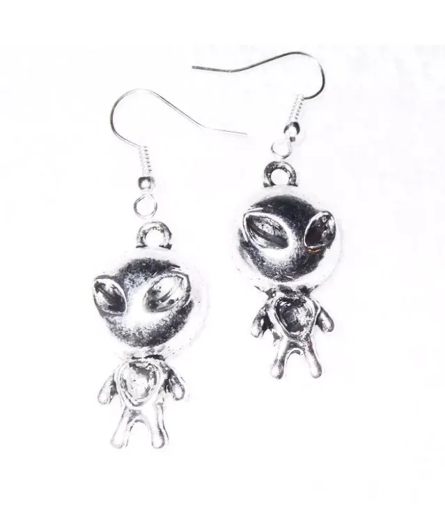 Weird Cute Alien Full Body Earrings 👽 🛸 photo 1