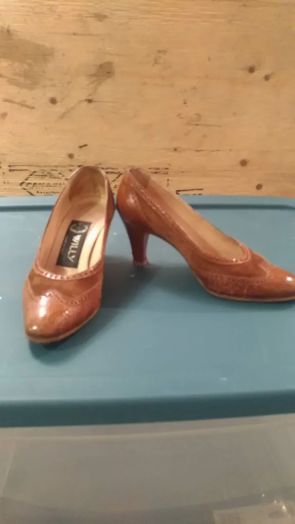 Vintage Real Italian Leather Shoes photo 1