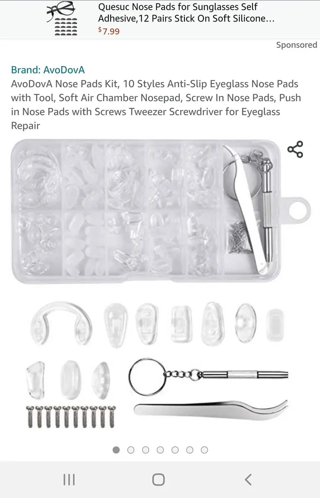 Glasses Nose Pads Replacements photo 1