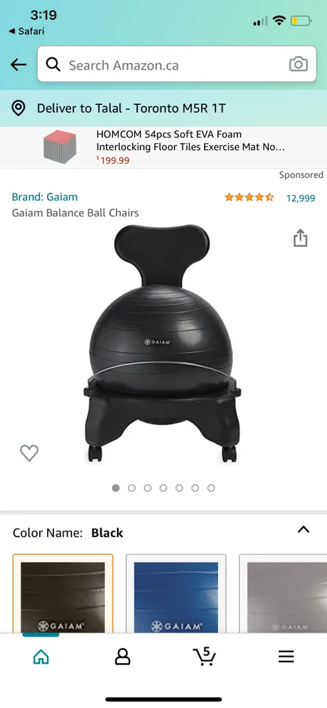 New Balance Ball Chair photo 1