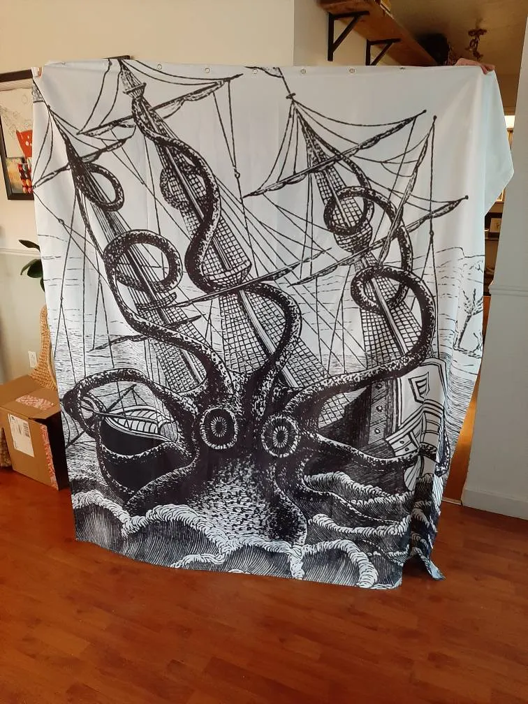 New Octopus Shower Curtain photo 1