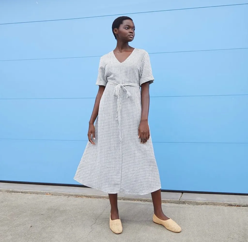 Ali Golden - Grid Dress - Size Medium photo 1