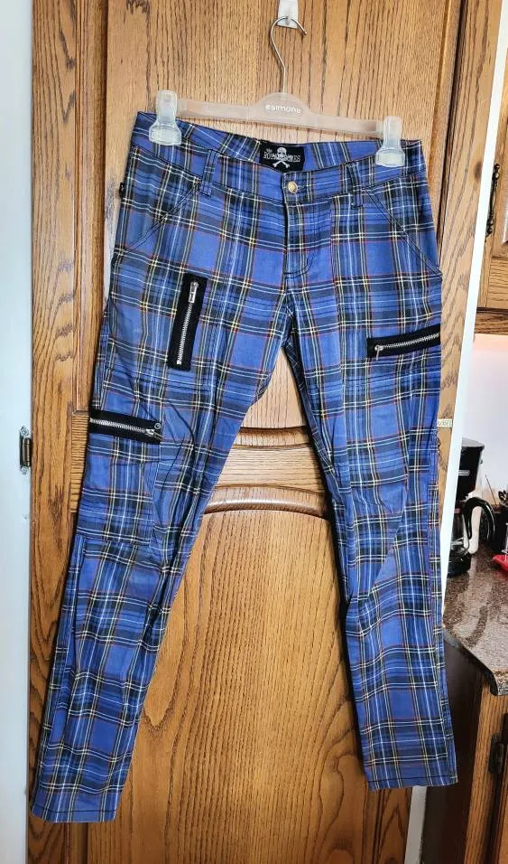 Blue Plaid Pants photo 1