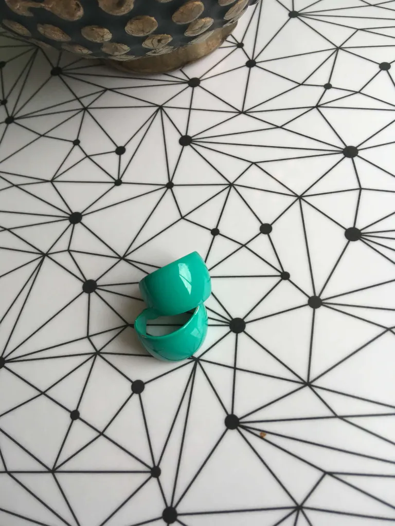 Teal Clip-On Earrings photo 1