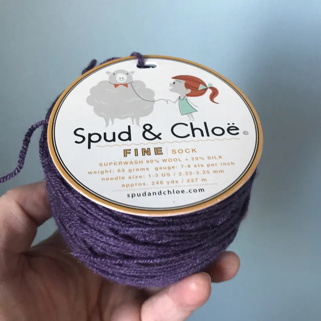 Purple Sock Yarn photo 1