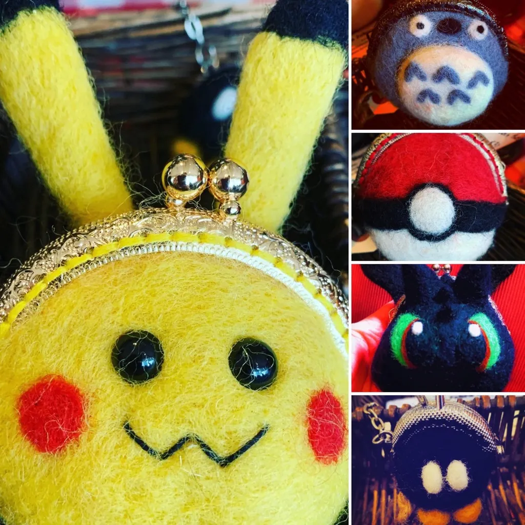 Wool Felted Coin Purses photo 1