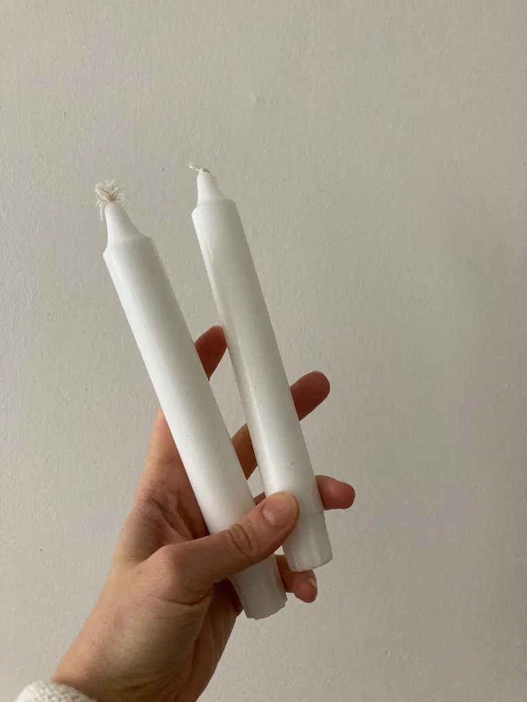 White Soy Candle Sticks photo 1