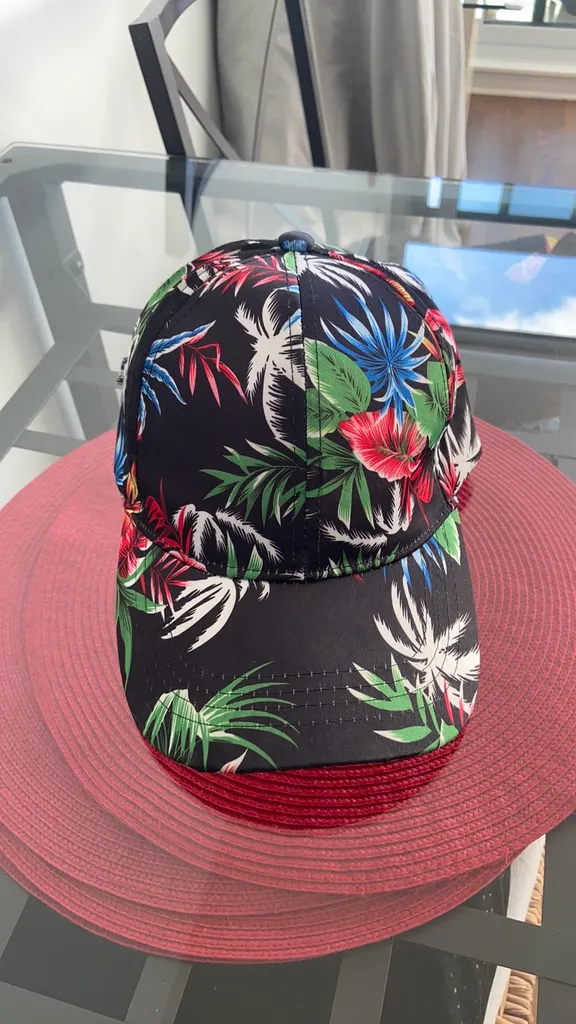Floral Ball Cap Euc photo 1