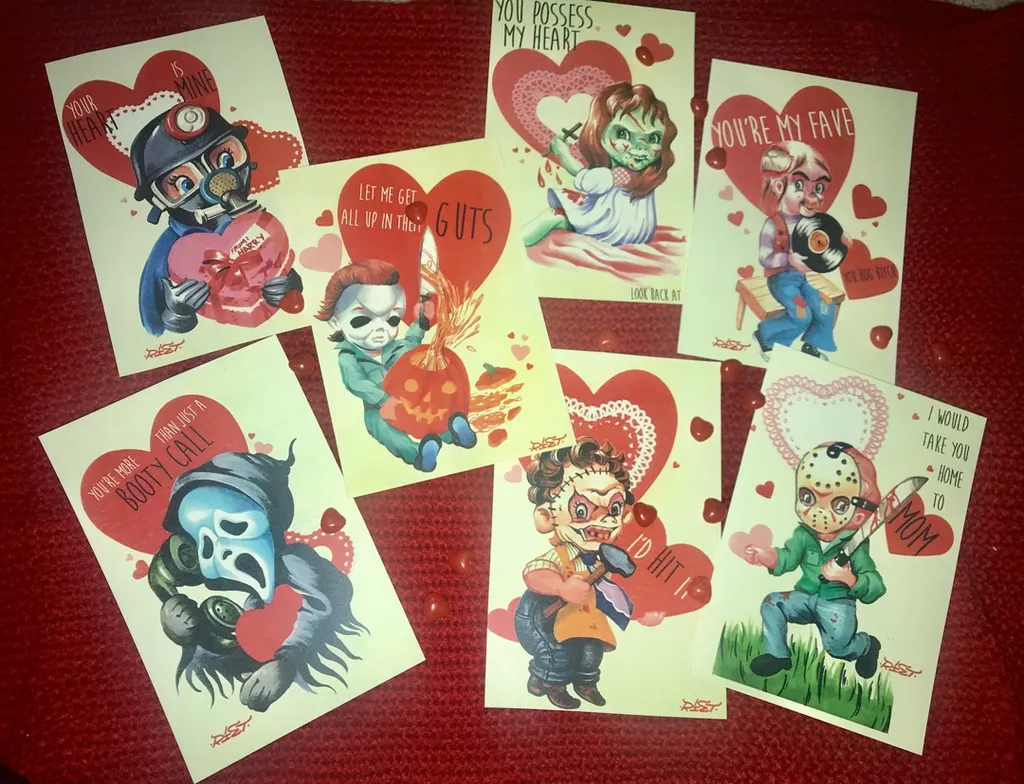 Horror Valentines Set 3 photo 1