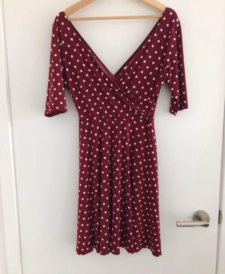 ♥️ Valentine’s Day Retro Polka Dot Dress ♥️ photo 1