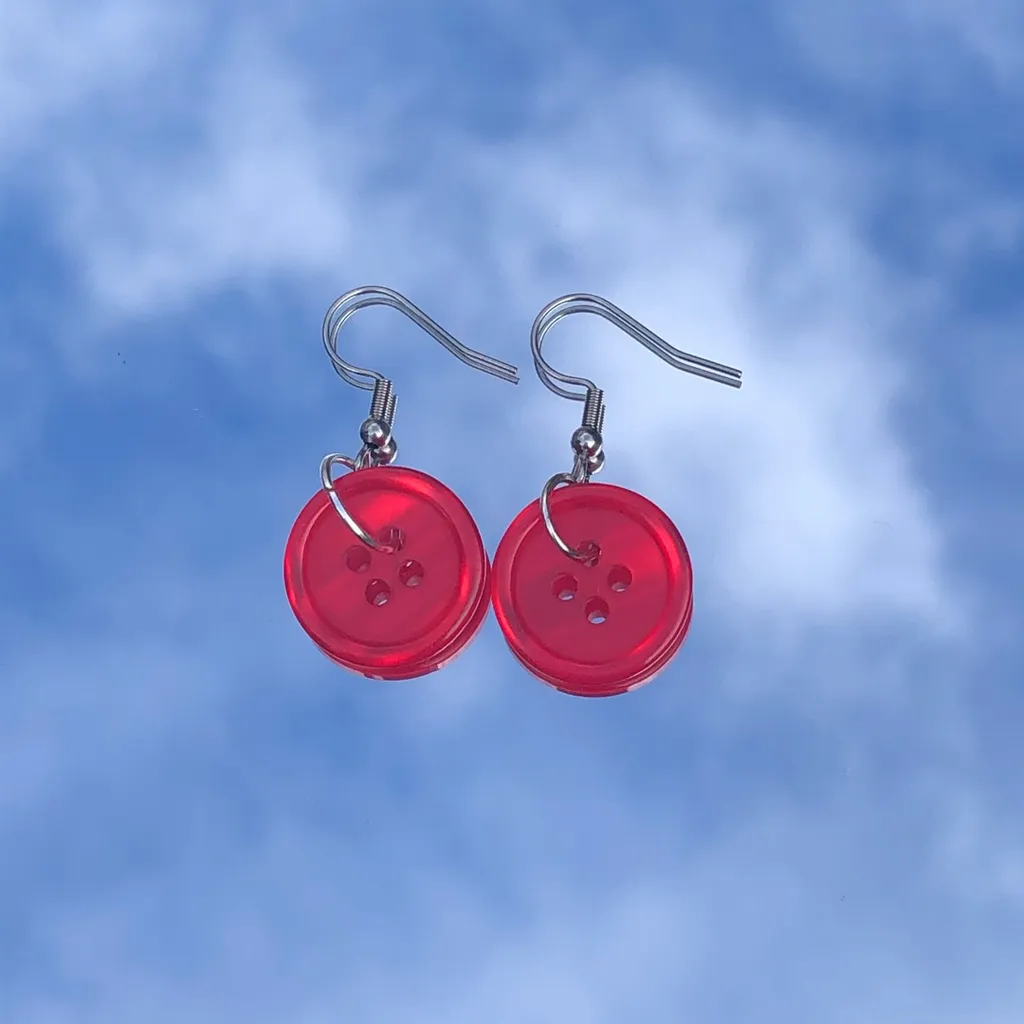 Button Earrings photo 1